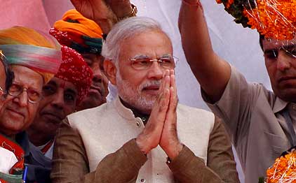 Modi elected as Leader of Parliamentary party