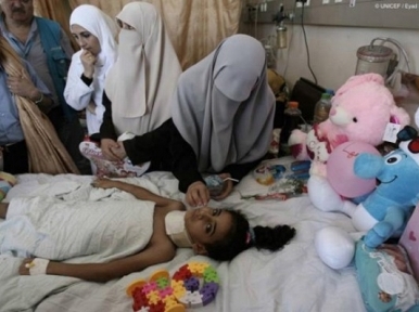 Gaza: UN says over 370,000 Palestinian children in need of 'psycho-social first aid'