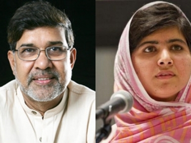 Malala Yousafzai, Kailash Satyarthi receive Nobel Peace Prize