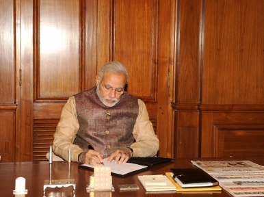 PM Modi writes to Pak PM, offers assistance in relief efforts in Pak-Occupied Kashmir 
