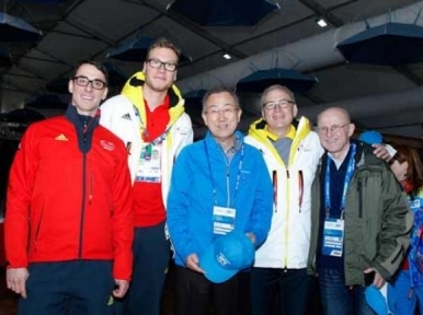 Sochi Games: Ban praises power of sport to unite people