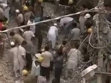 Delhi building collapse: 4 killed