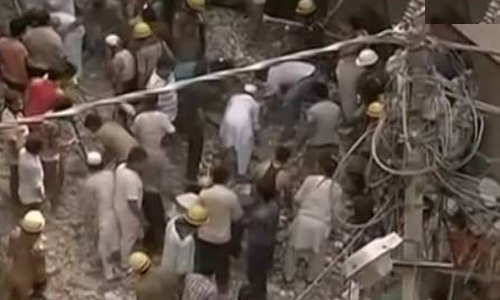 Delhi building collapse: 4 killed