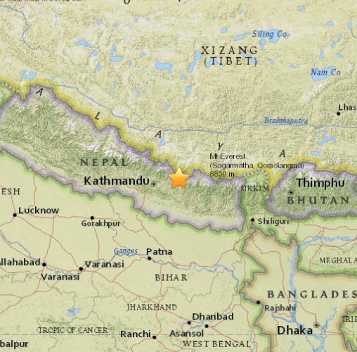 Five killed in Nepal, one in India in fresh tremor