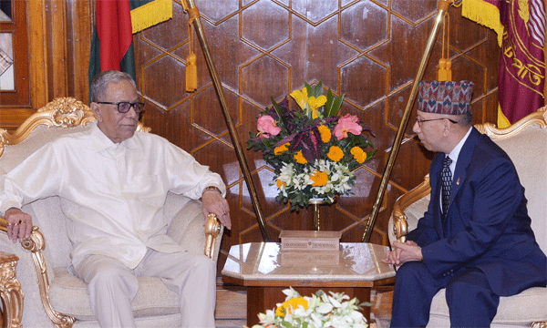 মোঃ আবদুল হামিদ, শেখ হাসিনার সাথে সাক্ষাৎ করলেন হরি কুমার শ্রেষ্ঠা