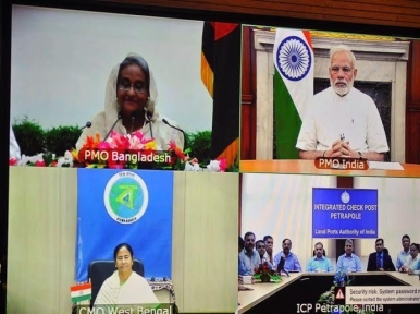 Modi, Hasina inaugurate Petrapole Integrated Check Post