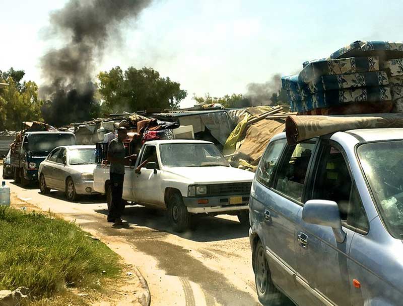 Militias force nearly 2,000 to leave Libyan capital’s largest shelter for internally-displaced: UNHCR Militias force nearly 2,000 to leave Libyan capital’s largest shelter for internally-displaced: UNHCR