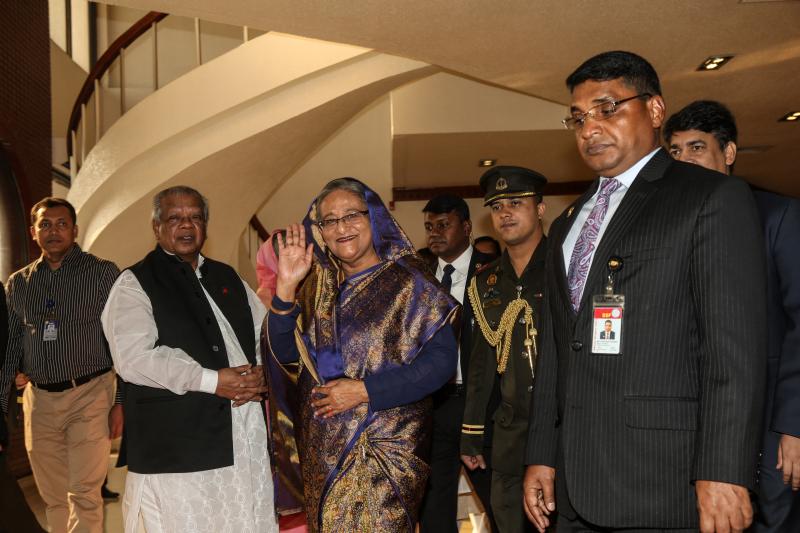 Sheikh Hasina leaves for Saudi Arabia, UK