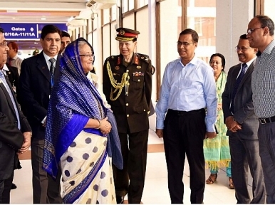 Sheikh Hasina departs for Australia