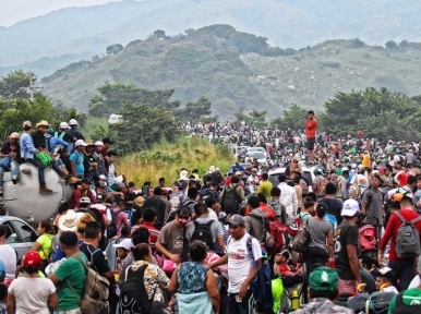 Migrant caravan: UN agency helping ‘exhausted’ people home
