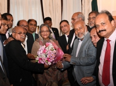 Prime Minister Sheikh Hasina reaches US