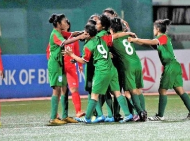 Bangladesh women beat Nepal