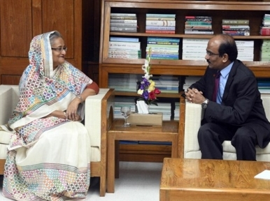Sri Lankan envoy meets Sheikh Hasina 