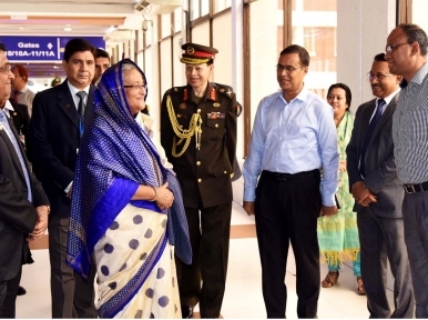 Sheikh Hasina returns to Bangladesh