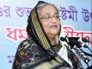 Live in your motherland with confidence: Hasina tells Hindus