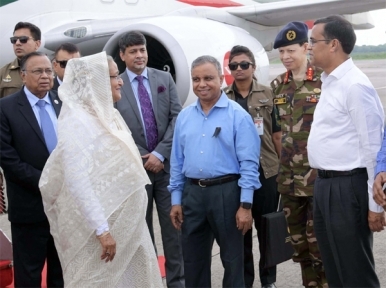 Sheikh Hasina returns to India after concluding Nepal visit 