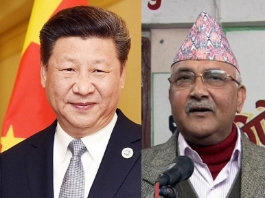 Nepal PM KP Oli meets Chinese President Xi in Beijing 