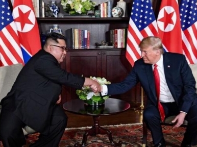 Donald Trump shares Kim Jong Un's letter, calls it a 'nice note'