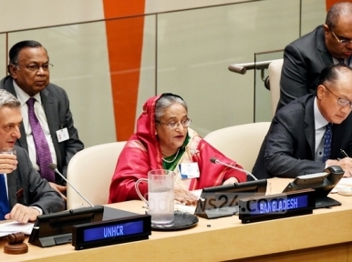 PM Hasina states three options for ending Rohingya crisis