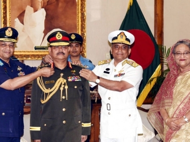 Army chief gets General badge 