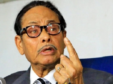 Not allowing me to go otu of country: Ershad