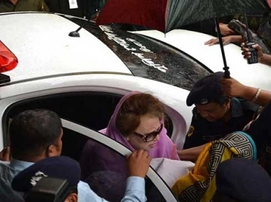Khaleda Zia returns to prison