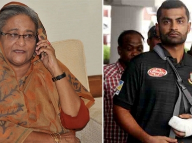 PM Hasina takes information about Tamim's health
