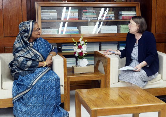 French Envoy meets with Prime Minister Sheikh Hasina