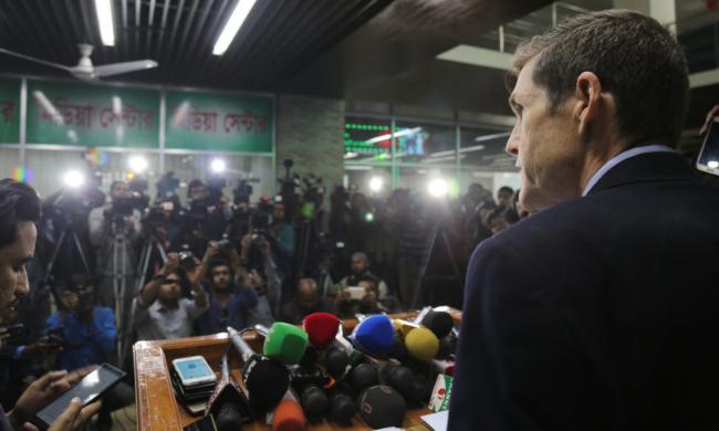 US wants to see violence-free Bangladesh polls: Miller
