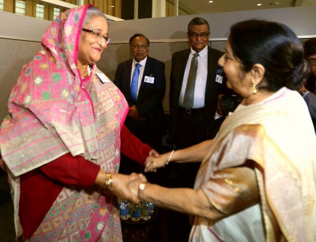 Hindu population has increased in Bangladesh: Sushma Swaraj