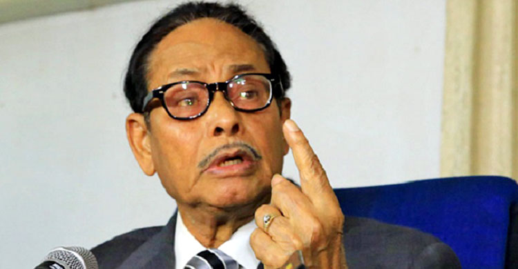 Not allowing me to go otu of country: Ershad