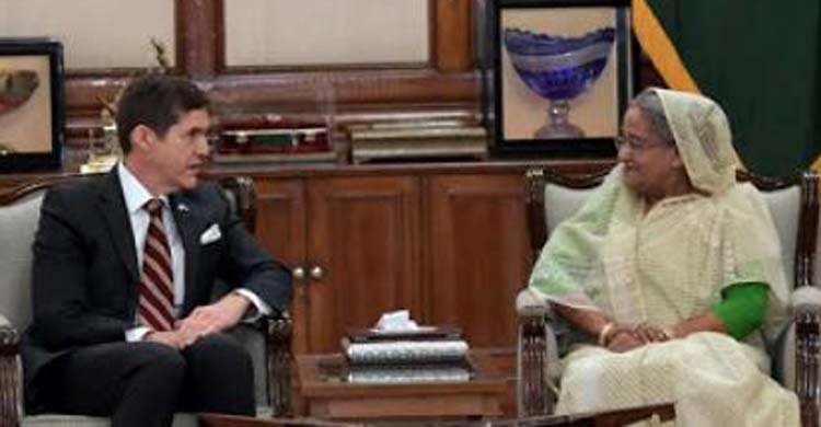 Election will be peaceful: Hasina and US envoy discuss 