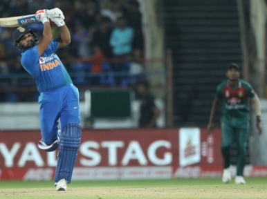 T20: Rohit Sharma guides India to beat Bangladesh by eight wickets, level series 1-1