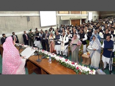 Newly elected MPs take oath 