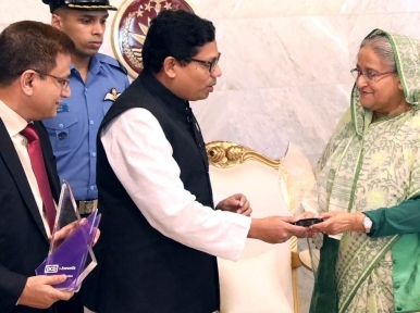 PM Hasina gets three international awards 