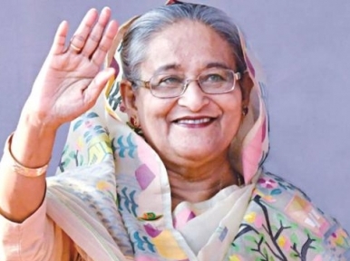 PM Sheikh Hasina returns home 