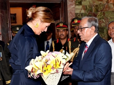 President Hamid asks for Dutch help in completing a Bangladeshi project