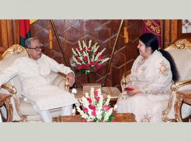 Bangladesh Speaker meets President Hamid