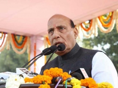 If talks are held with Pakistan then it will now only be on PoK: Indian Defence Minister Rajnath Singh