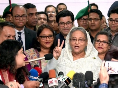 PM Hasina to take oath as PM for fourth time