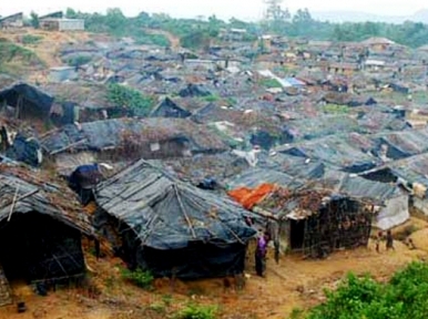 Rohingya woman killed in mishap