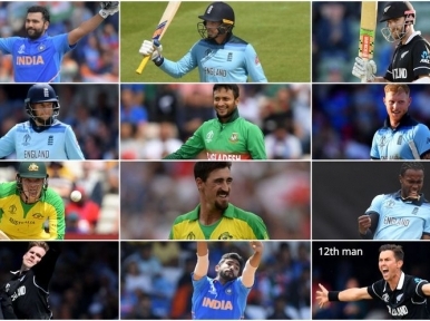 Team of the ICC Men’s Cricket World Cup 2019 announced, Shakib Al Hasan finds a spot