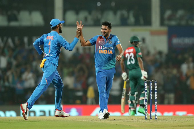 India beat Bangladesh by 30 runs to grab T20 I series 