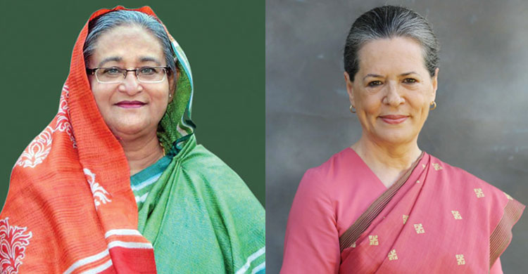 Sonia Gandhi congratulates Sheikh Hasina 