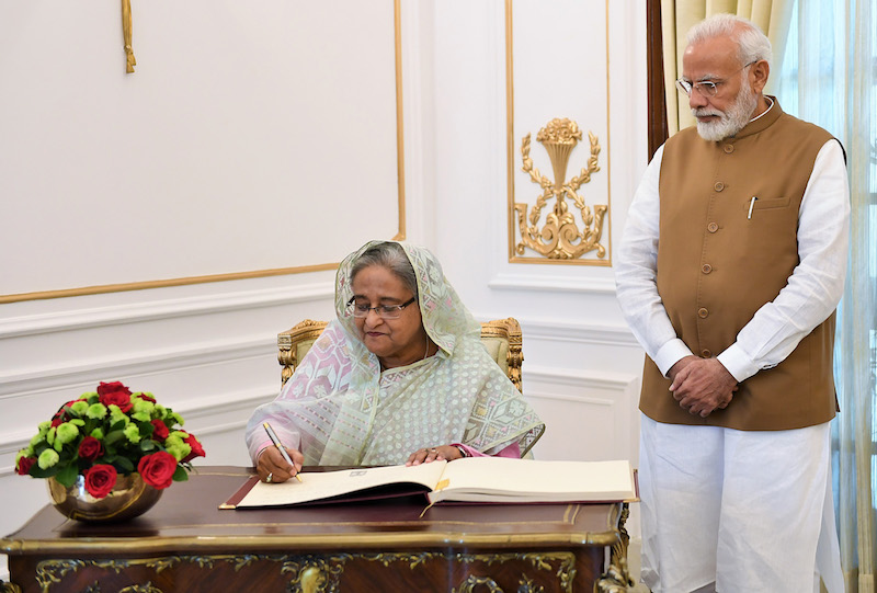 PM Modi, Sheikh Hasina call for complete fencing along Indo-Bangla border