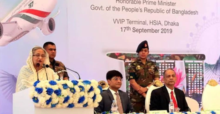 PM Hasina asks government officials to fly in Biman 
