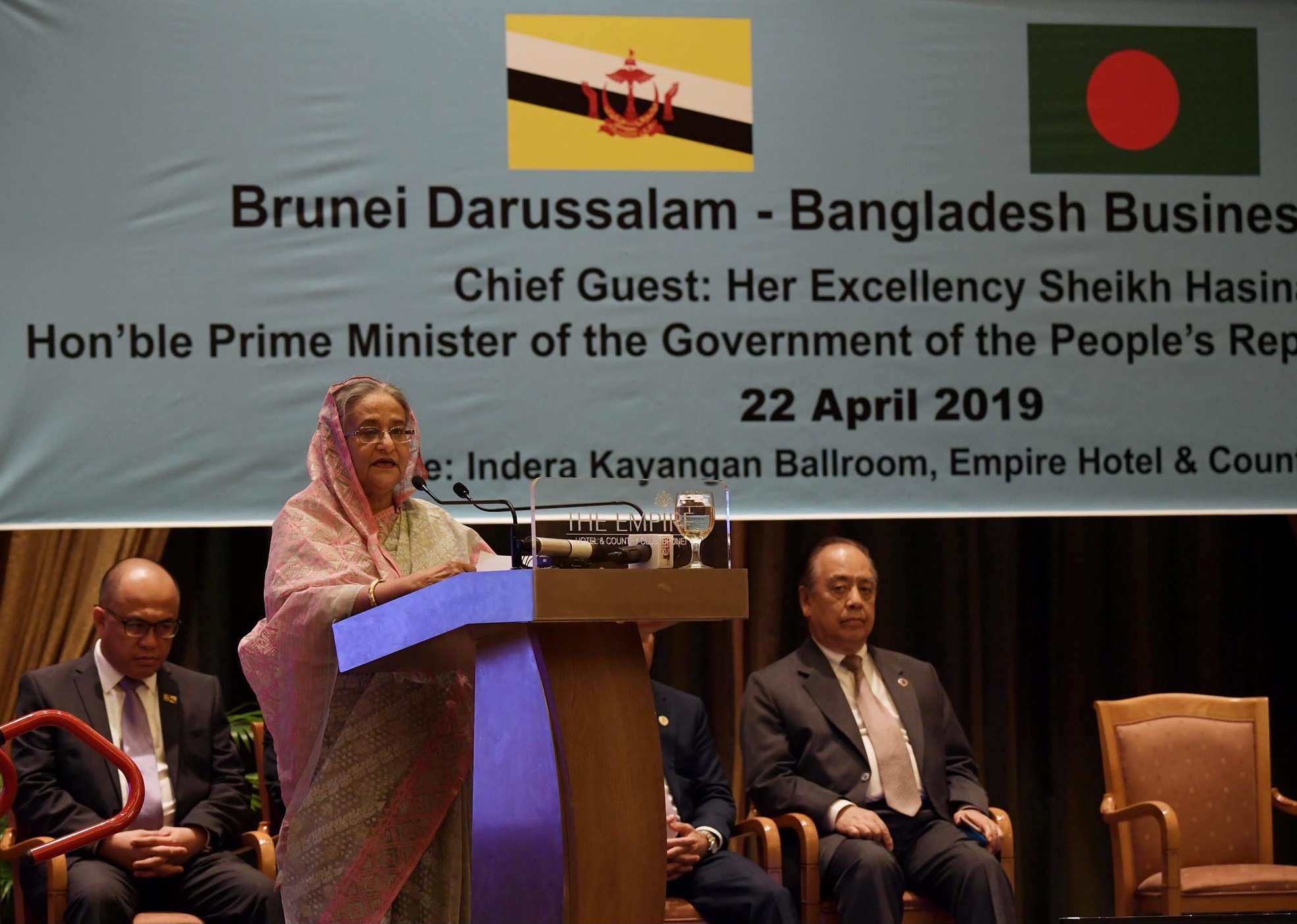 Bangladesh PM Sheikh Hasina urges Brunei businessmen to invest in her country