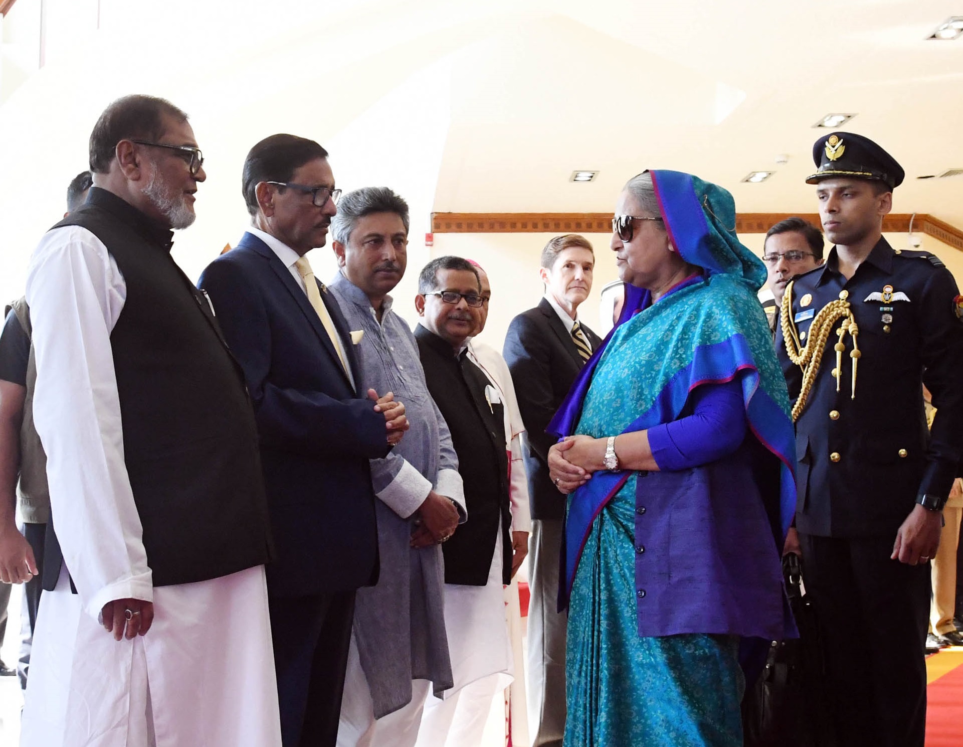 Sheikh Hasina leaves for Washington 