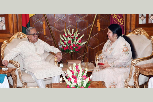 Bangladesh Speaker meets President Hamid