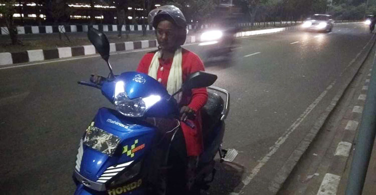 Police recovers Shahnaz's scooty